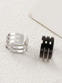 Customizable Fashionable Minimalist Open Ring, Can Be Personalized With Names, Slogans, Places, And Dates. Suitable For Birthdays, Valentine's Day, Anniversary, And Gifting To Girlfriend, Boyfriend, Friends. Perfect For Daily Wear.