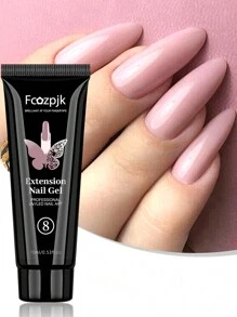 12 Colors Poly Nail Extension Gel 15ml Transparent Nude Pink Poly Nail Gel - Nail Quick Build Jelly Gel Nail Extension Acrylic Gel Varnish Gel For Beginners DIY At Home