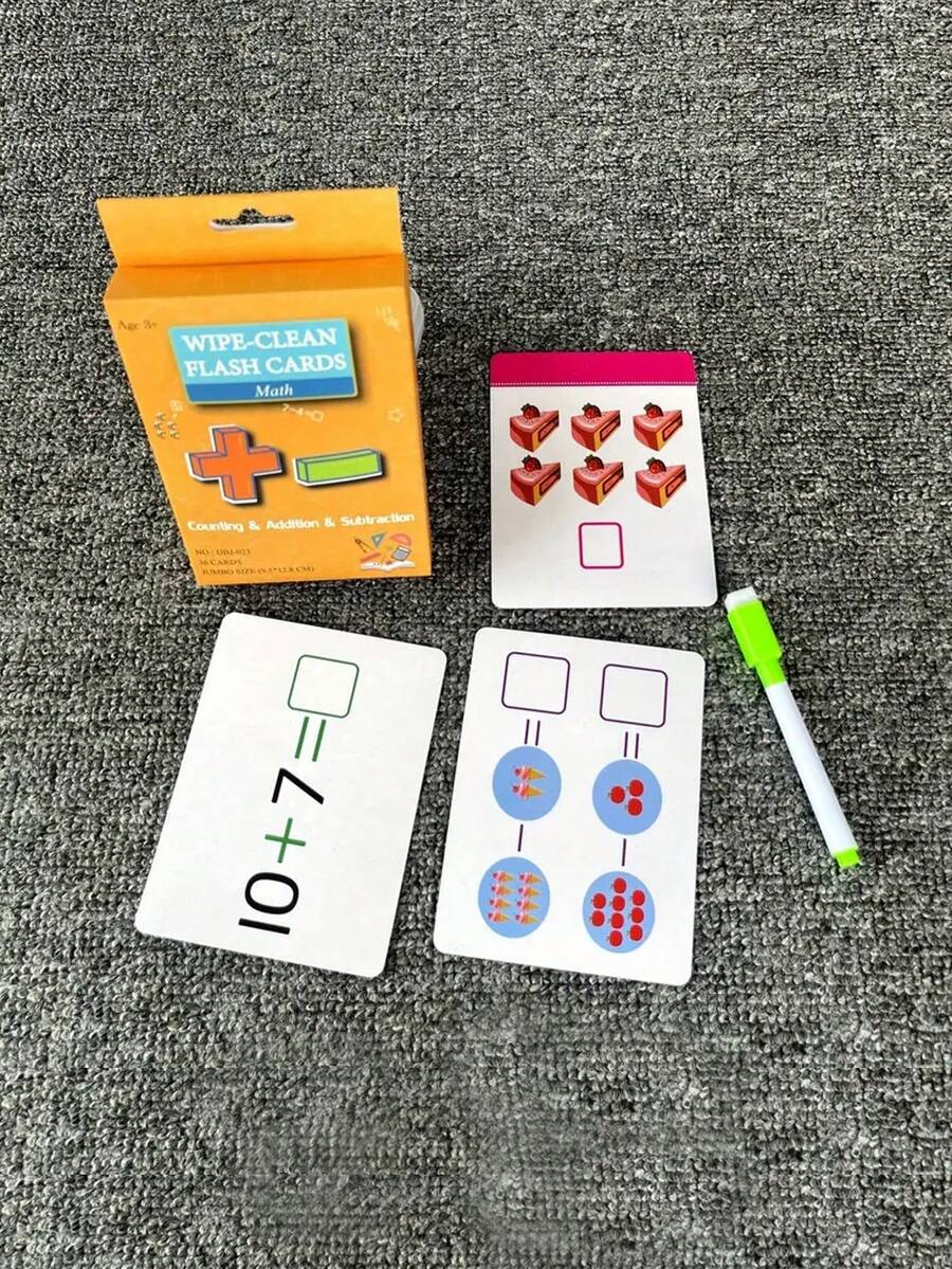 Wipe Clean Early Learning Digit, Letter, Addition And Subtraction