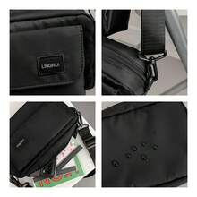 1pc Fashionable Couple Shoulder Bag Functional Camera Crossbody Bag For Men Fathers Day Gifts Dad College Bag Sling Bag Side Bag Holiday Work Weekend Summer Vacation Carry On Utility Large Capacity Gift Personalized Gifts Boyfriend Husband FreshmanFor Books Back To School Multi-Functional Dorm University - Multicolor - View 10