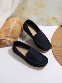 Boys' Flat Loafers, New Spring And Autumn Soft Bottom Slouchy British Style Shoes, Casual Travel And Leisure Shoes, Penny Loafers