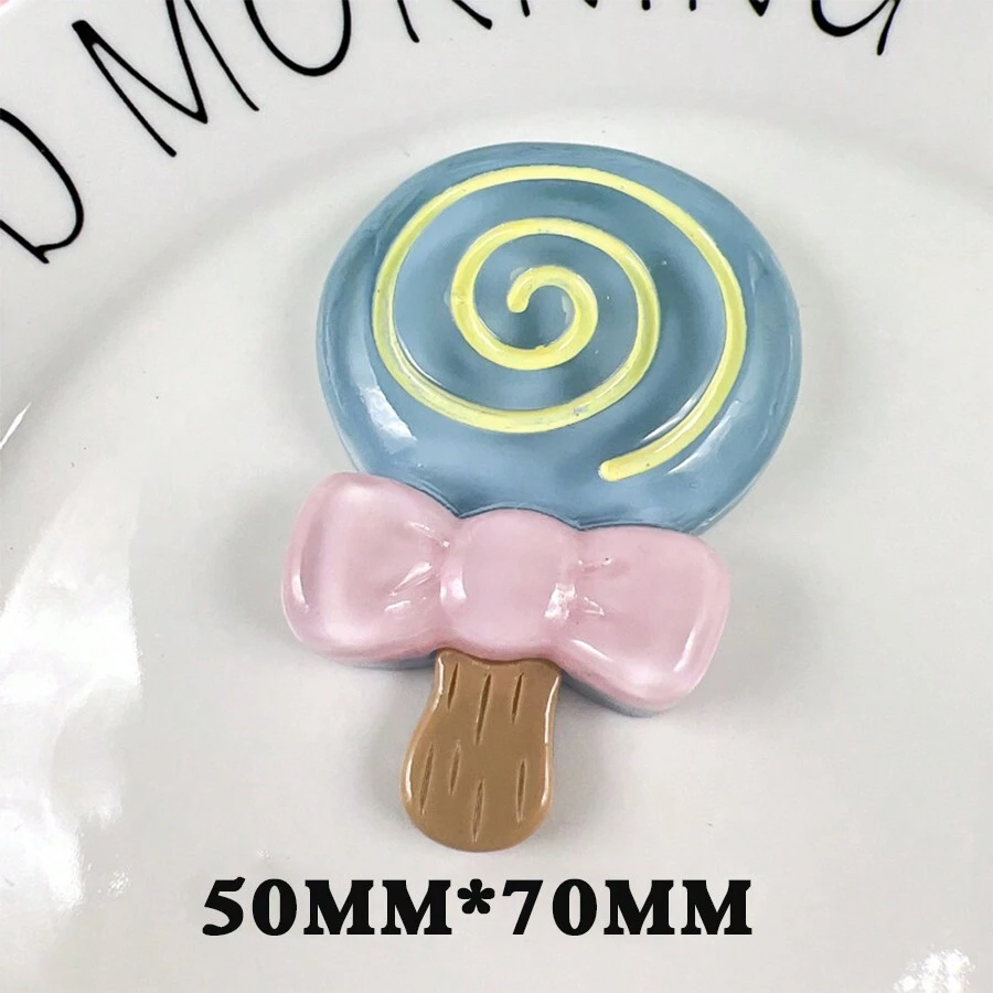 Resin Jumbo Lollipop Glow Stick DIY Jewelry, Phone Case, Fridge Magnet, Gift Box, Children's Hair Accessory Material, Handmade Craft - Royal Blue - View 1