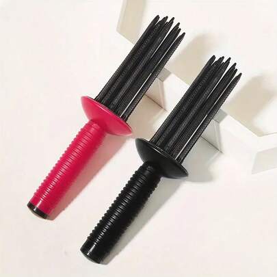 1 lược uốn chịu nhiệt, tạo độ phồng chân tóc, dụng cụ tạo kiểu tóc giúp tăng độ dày và tạo hình cho tóc.