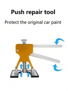 Car Dent Removal Dent Puller Auto Body Repair Tool Kits Car Body Denting Dent Remover Paintless Repair Tools Kit For Car Cars - Gold - View 4