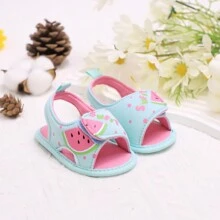 RABEISIR Infant Walking Sandals, Soft Bottom Fish & Watermelon Design Shoes, Breathable & Anti-Slip, Suitable For Daily Wear And Holiday, Spring & Summer - Cadet Blue - View 8
