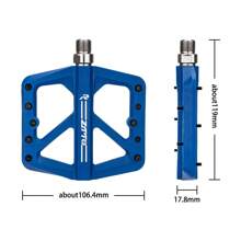 ZTTO High Strength Plastic Mountain Bike Pedals, Featuring DU Bearings For Smooth Performance. Suitable For XC, AM, BMX And Other Bike Models. Anti-Slip Design, Wide Platform, Flat Nylon Material. - Multicolor - View 2