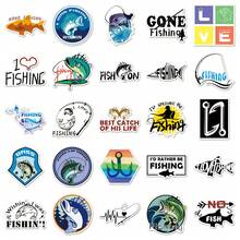 100 miếng dán phong cách câu cá, đồ trang trí Graffiti hoạt hình cho máy tính xách tay, chai nước, hành lý, mũ bảo hiểm, ván trượt, văn phòng phẩm, xe máy - Đồ dùng nghệ thuật, đồ dùng cho thanh thiếu niên, trang trí lớp học [Chứng nhận an toàn cho trẻ em] - 100 ảnh câu cá nguyên bản AB-1126+1149 - Xem 3