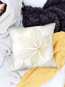 4 Stücke/Set, Kissenbezüge mit mehrere Größen und goldener Blattmuster, geeignet für Sofa, Wohnzimmer, Bett, Kissenbezug, quadratische Kissenhüllen, Heimdekoration, erhältlich in verschiedenen Größen, digital Muster, modisch und einfach, geeignet für Sofa, Bürodekoration, Heimdekoration, Stoffkunst-Deko Zubehör, Auto-Geschenke, bedrucktes Kissen, Bett Kopfstütze, Sofa Kissen, Heimdekoration Sofa-Kissen, Auto-Kopfstützenbezug, Büro-Kopfstützenbezug