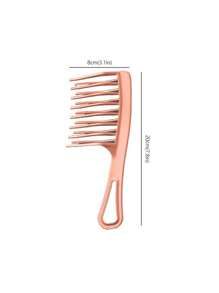1pc/2pcs Wide Tooth Comb With Double Rows, Women's Curved Comb For Detangling Long Hair, Professional Stylist Comb For Hair Salon, Large Size For Volumizing & Styling,Hair Brush,Comb,Hair Tools,Hair Products And Accessories For Barber Salon Beauty Travel Essentials