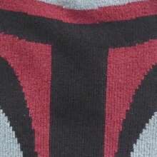 Star Wars Disney Face Boba Fett Beanie (Grey/Black/Red) - Grey - View 2