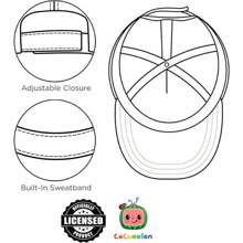 CoComelon And Blippi Toddler Boys' Baseball Cap, Kids Hat For Ages 2-4
