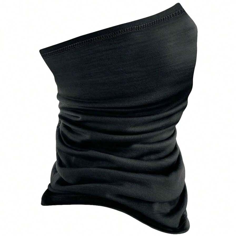 Beechfield Unisex Adult Morf Merino Wool Snood (Black) - Black - View 1