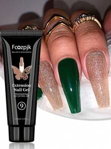 12 Colors Poly Nail Extension Gel 15ml Transparent Nude Pink Poly Nail Gel - Nail Quick Build Jelly Gel Nail Extension Acrylic Gel Varnish Gel For Beginners DIY At Home