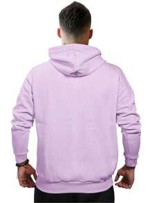 Men Hoodie & Sweatshirt Co-Ords - Màu đỏ tím - Xem 2