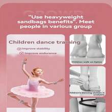 (1對)鐵製沙重腿練習器，健身跑步、腿腕訓練負重沙包，舞蹈訓練必備，家用器材訓練腿和手腕。男女通用的健身沙包(1公斤，粉色) - 粉色 - 查看 6