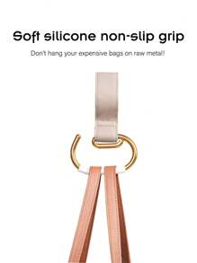 2 piezas Gancho minimalista para cochecito de bebé - Caqui - Ver 4