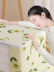 1入組被子收納袋，防水防潮，大容量可見，移動寵物袋，宿舍收納袋被子收納袋