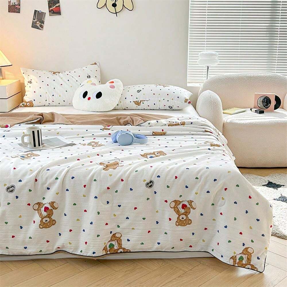 2024 New Arrival High Quality Super Soft! 1Pc Summer Quilt Bedding Set