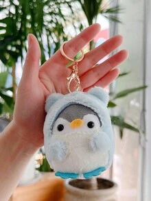 1 chiếc mặt dây chuyền túi chim cánh cụt thiết kế hoạt hình dễ thương, móc khóa vest cho nam và nữ, thích hợp sử dụng hàng ngày. Móc khóa nhung, món đồ thời trang và quyến rũ, có bốn màu: hồng, xanh lam, xanh lá cây, tím (Kiểu móc khóa giao hàng ngẫu nhiên) - Nhiều màu - Xem 8