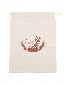1 Stück Leinen Brotbeutel, wiederverwendbarer Brot Aufbewahrungsbeutel für Camping & Picknick, brot-förmiger Einkaufs- und Aufbewahrungsbeutel - Verschiedenfarbig - Übersicht 4
