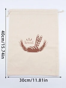 1 Stück Leinen Brotbeutel, wiederverwendbarer Brot Aufbewahrungsbeutel für Camping & Picknick, brot-förmiger Einkaufs- und Aufbewahrungsbeutel - Verschiedenfarbig - Übersicht 11