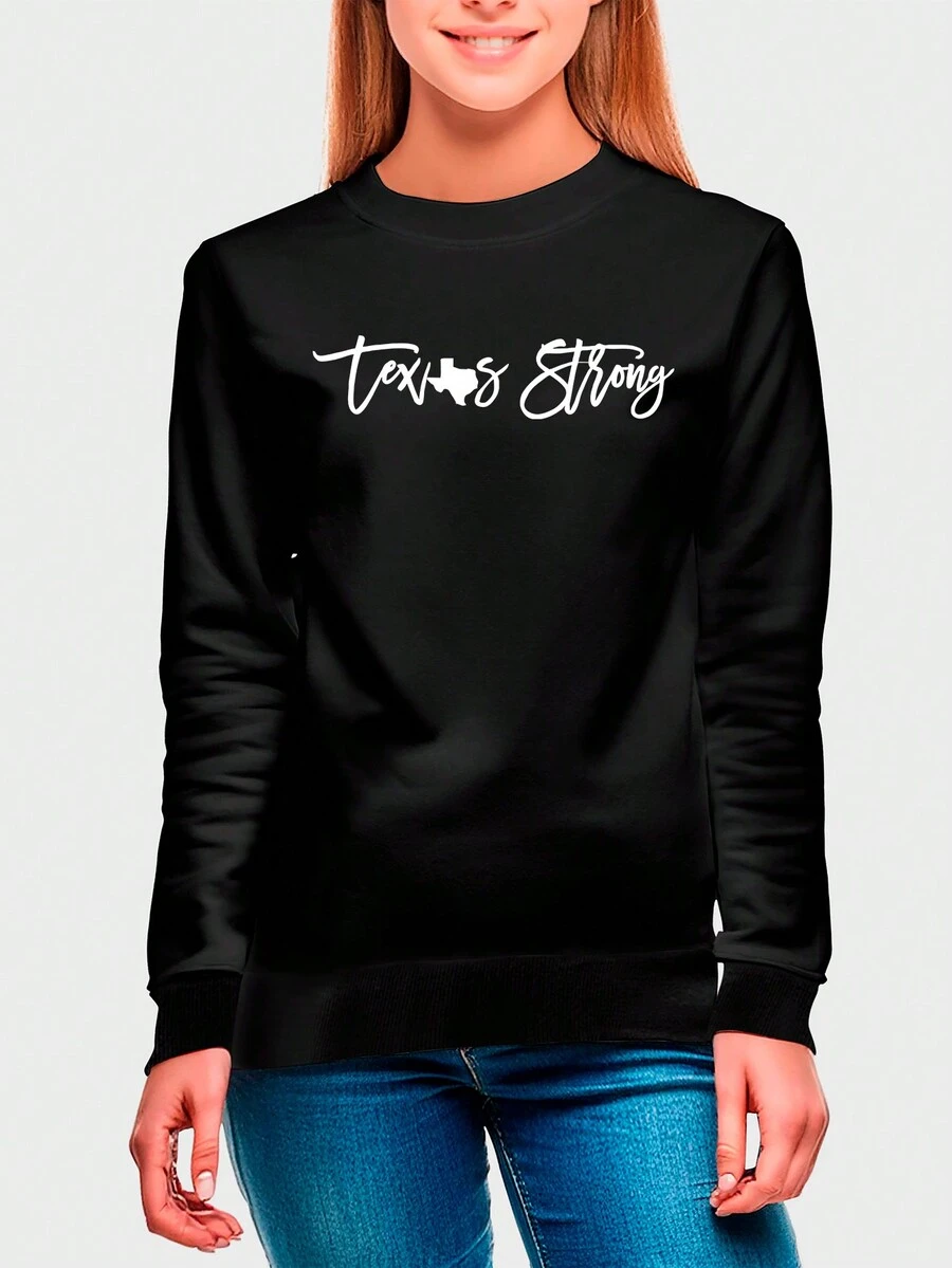 Teen Girls Sweatshirts - 黑色 - 查看 1
