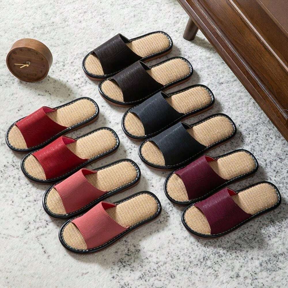 Zapatillas Casa Mujer Zapatillas De Casa Unisex De Lino