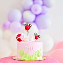 30 Piezas Toppers para Pastel de Bolas con Forma de Espuma en Color Azul Real para Decoración de Pasteles para Boda, Compromiso, Cumpleaños y Fiesta con Globos DIY