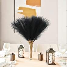 Cỏ Pampas giả, 1 chiếc cao 36''/90CM, hoa Pompas giả mềm mại, cành cỏ pompas nhân tạo lớn để làm đầy bình hoa, trang trí phòng cưới theo phong cách trang trại Boho, cỏ Pampas cao để làm bình hoa, trang trí mùa thu, mùa thu - Cà phê nâu - Xem 16