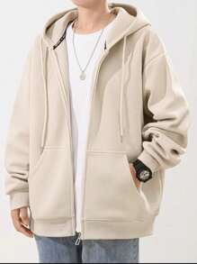 Men Sweatshirts - Màu Xám nhạt - Xem 2
