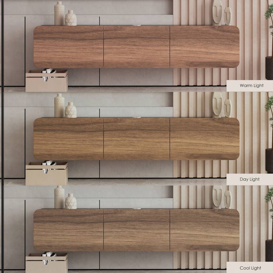 Atelier Mobili Floating Wall TV Stand, Floating Entertainment Center