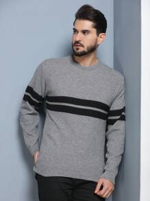 Men Sweaters - Xám - Xem 4