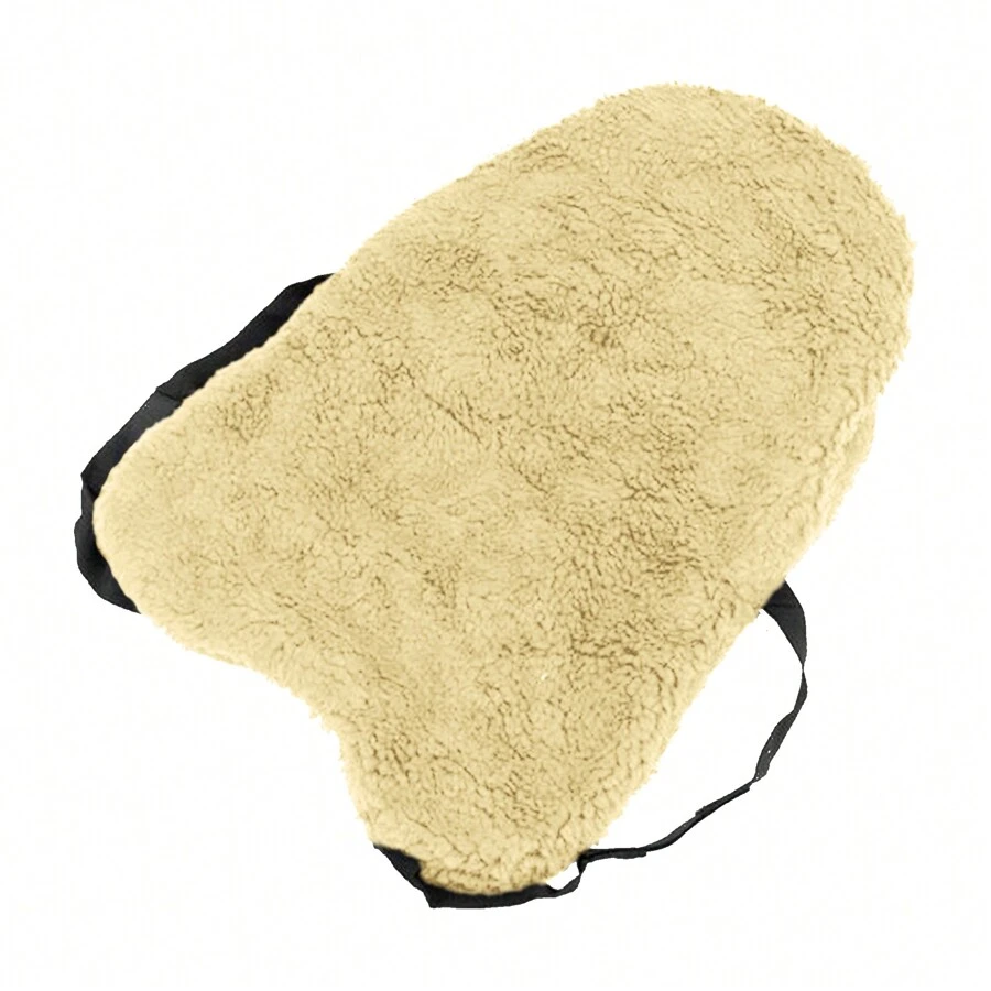 Hy Faux Fur Fabric Seat Saver (Cream) - Beige - View 1