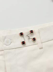 4pcs Adjustable Jeans Buttons - Seamless, Removable Waist Buckle - Seamless And Invisible - Great For Tightening Pants And Quick Clothing Repairs - Multicolor - View 7