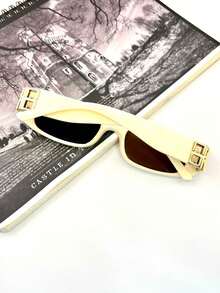 Women Sunglasses - 米色 - 查看 3