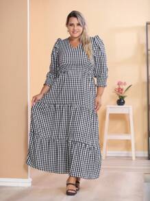 Plus Size Dresses - Negro - Ver 2