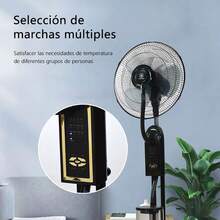 Ventilador de piso purificador de aire en aerosol de gran capacidad para el hogar 4L - Tipo de Enchufe A USA (110-127V) - Ver 8