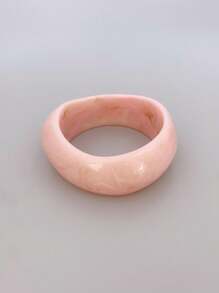 1 pieza brazalete exagerado de acrílico, adecuado para uso diario para mujeres