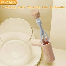 PANCERKA 1pc 400ml Electric Self-Stirring Mug For Coffee, Milk, And Protein Powder - High Borosilicate Glass Mixing Cup For Home, Office, And Travel