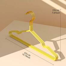 60/30/10/5/1 Packung Elegante geriffelte Metallbügel, rutschfestes nahtloses Design, stabil und langanhaltend - geeignet für Hemden, Röcke und Hosen - für Zuhause und im Studentenwohnheim, Urlaubsgeschenk, Weihnachtsgeschenk