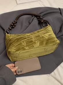 Bolso de hombro con forma de nube, bolso de diseño único con forma de panecillo, bolso de moda