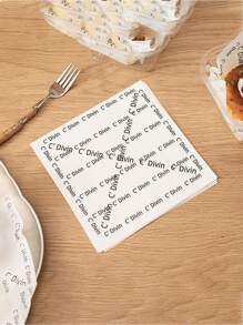 50pcs/100pcs Parchment Paper,7.08*7.08 Inches (About 18*18 Cm) Non-Stick Pre-Cut Baking Parchment Paper, Suitable For Baking, Grilling, Air Fryers, Steaming, Etc. Ideal For Breads, Cakes, Cookies Air Fryer Kitchen Air Fryer Liners Air Fryer Paper Airfryer Air Frier Back To School