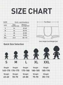 Men 5pcs Geo Print Boxer Brief - Multicolor - View 8