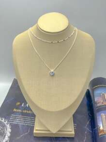 Women Necklace Sets - Silver - View 1