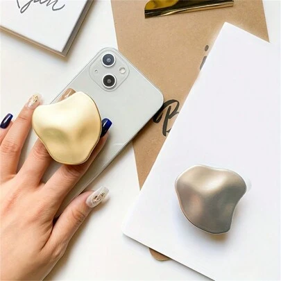 锌合金时尚手机支架，配有可伸缩指环扣和桌面垫支撑，可牢固抓握和站立，兼容 、Android 手机，是生日、家人、朋友的礼物，推拉式手机握把，手机配件