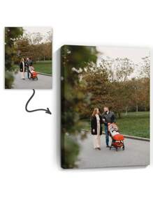 1pc Customizable Framed Canvas Poster, Personalized Wall Art With Custom Photo, Home Decor Living Room Canvas Painting, Optional Frame Customized Souvenirs, Personalized Photo Gift For Family And Friends - Framed - View 8