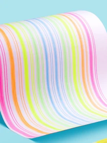 6pcs Random Dual Tip Highlighter Pens With Fluorescent Colors, Students' Marker Pen For Marking Key Points - Multicolor - View 3