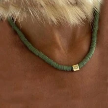 Xếp lớp Graffiti OOAK 2024 Bãi biển Boho Bohemian Hạt đầy màu sắc Sáng tạo thủ công Mix Đá quý Vòng cổ đính cườm đá tự nhiên Vòng cổ dành cho nữ Trang sức bán buôn Graffiti OOAK - Ngôi sao - Xem 7