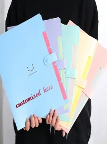 1pc Personalized Customized File Folder Storage Bag, Customized Birthday Gift, Holiday Gift, Personalized Gift Back To School,Back To School,School Supplies