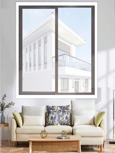 1pc Window Mosquito Net Indoor Insect Screen Netting Self-Adhesive Mesh Curtain